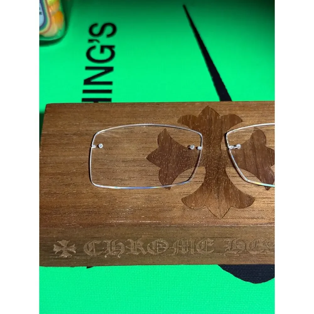 Authentic Chrome Hearts Deep II Clear Cross Lenses